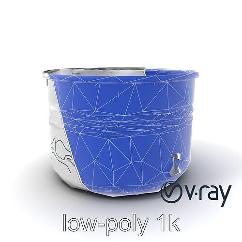Elegant Cat Food Tin Can Designs model pack Low-poly 3D model 7