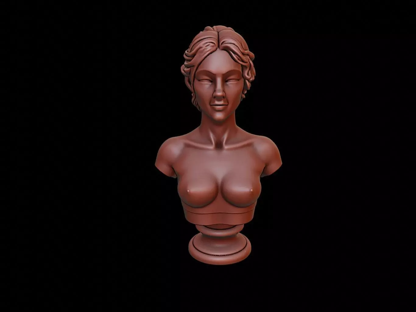 Hestia Bust 3D print model_0