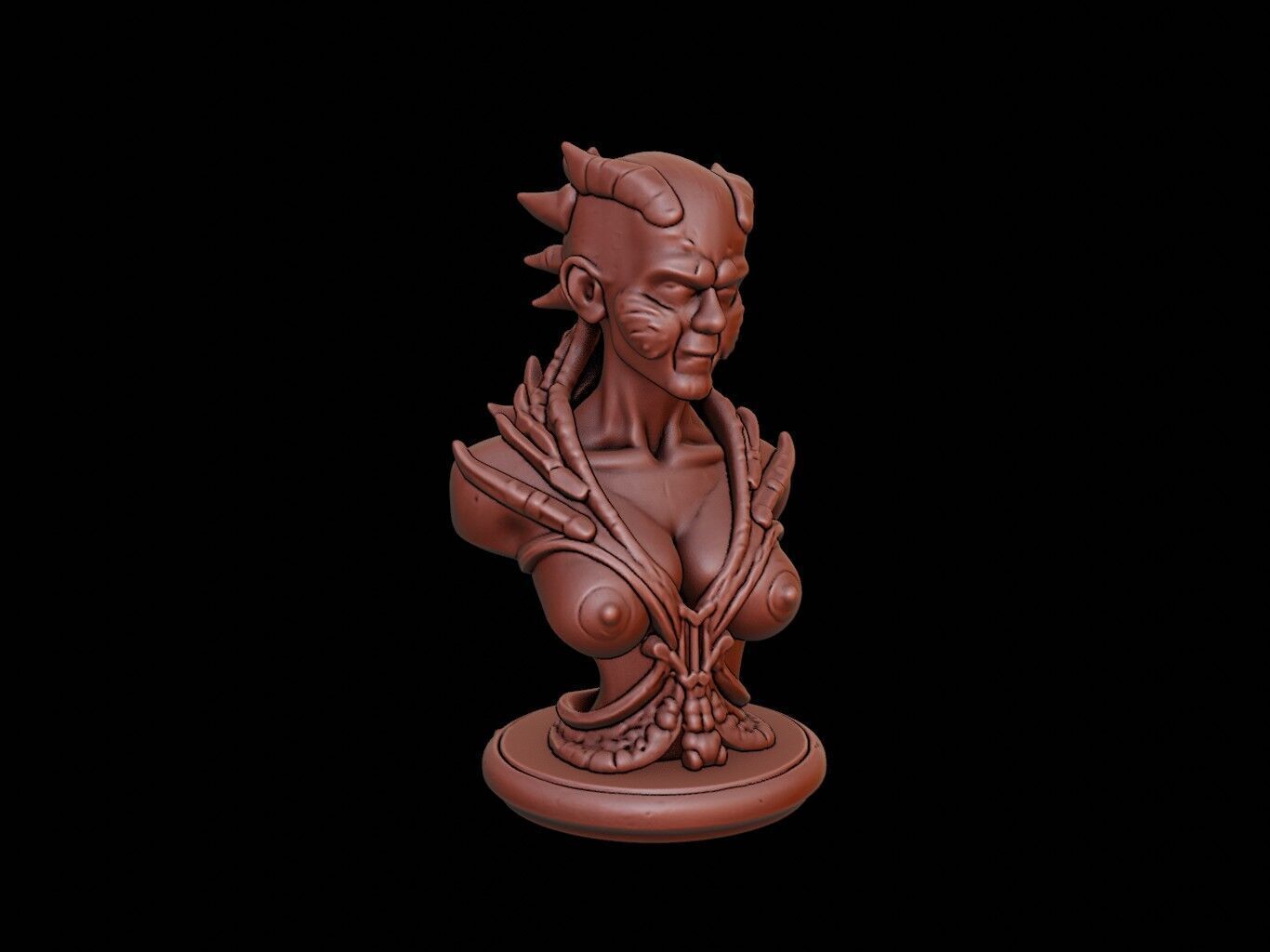 Hydra Bust 3D print model_1