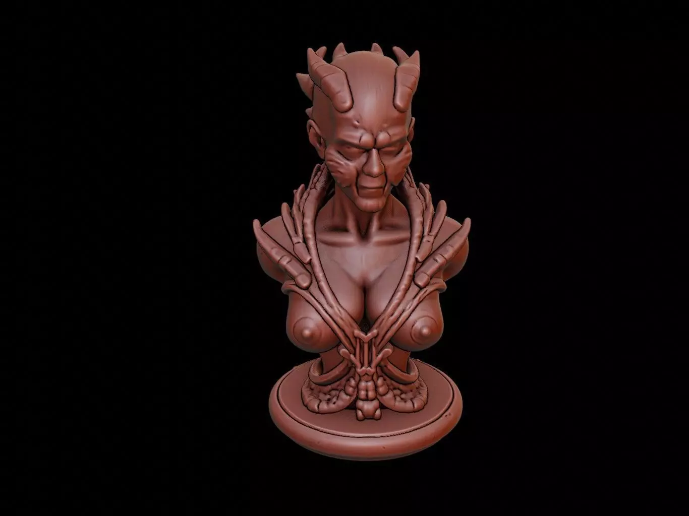 Hydra Bust 3D print model_0