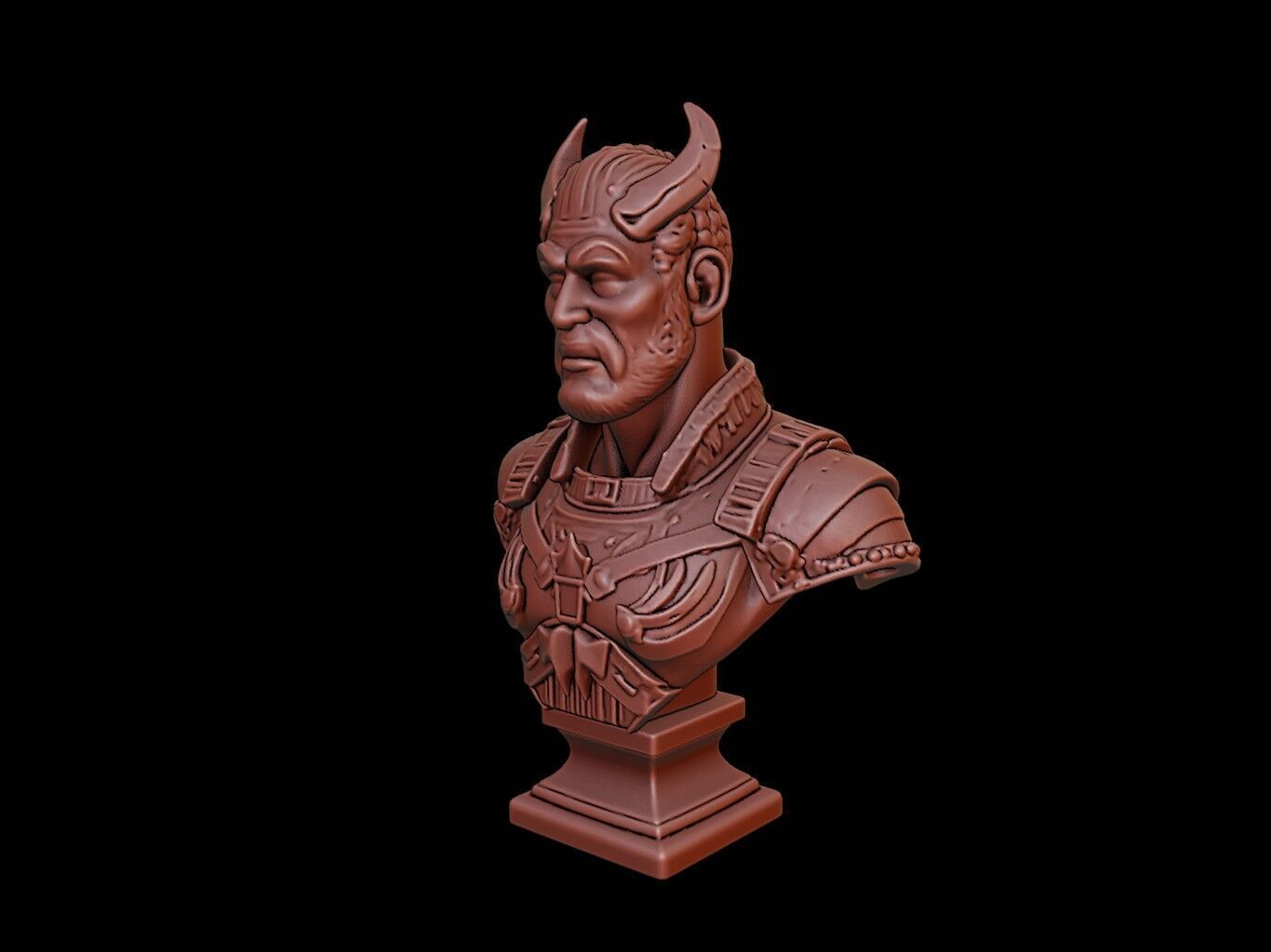 Hyperion Bust 3D print model_2