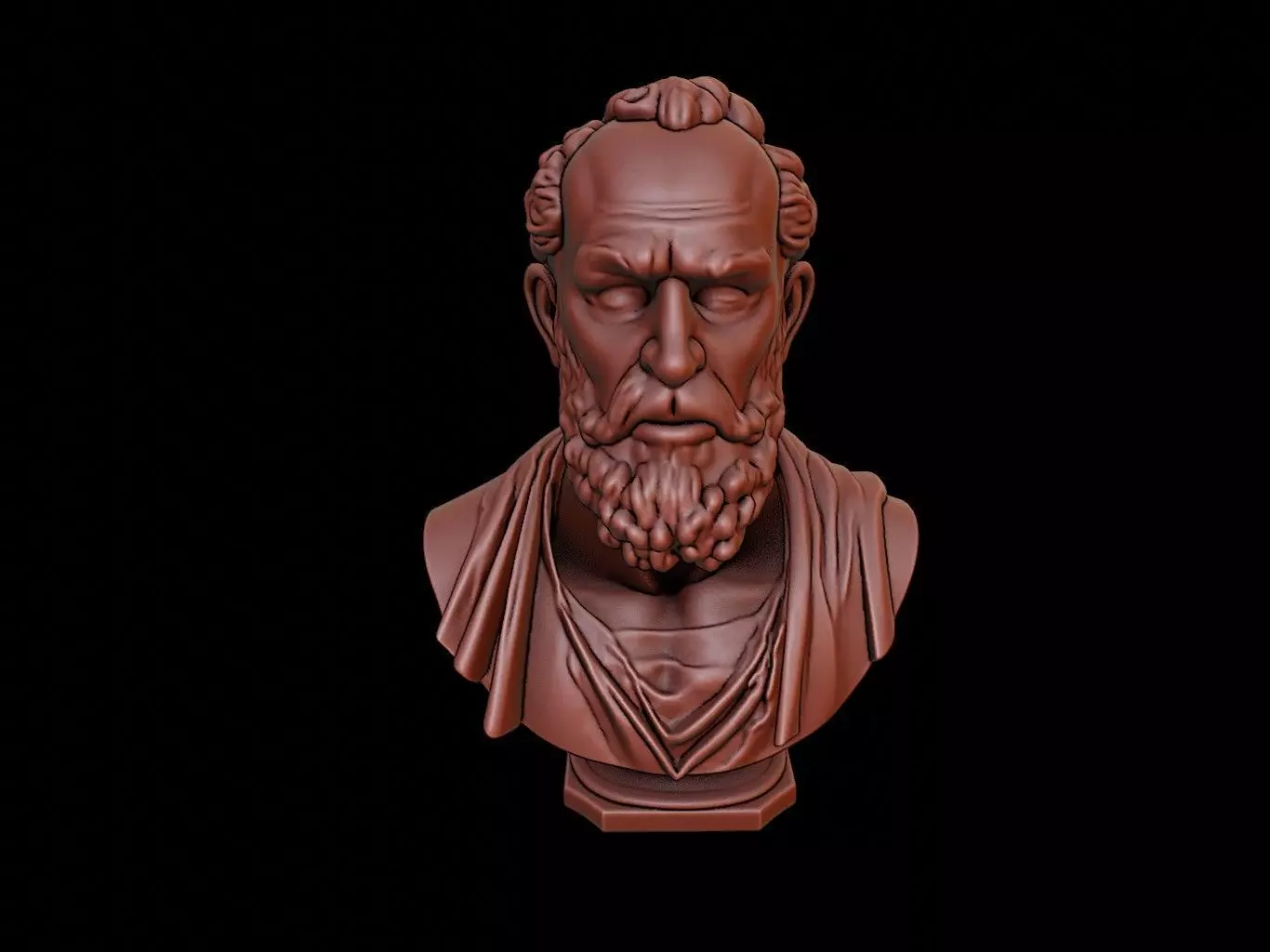 Iapetus Bust 3D print model_0