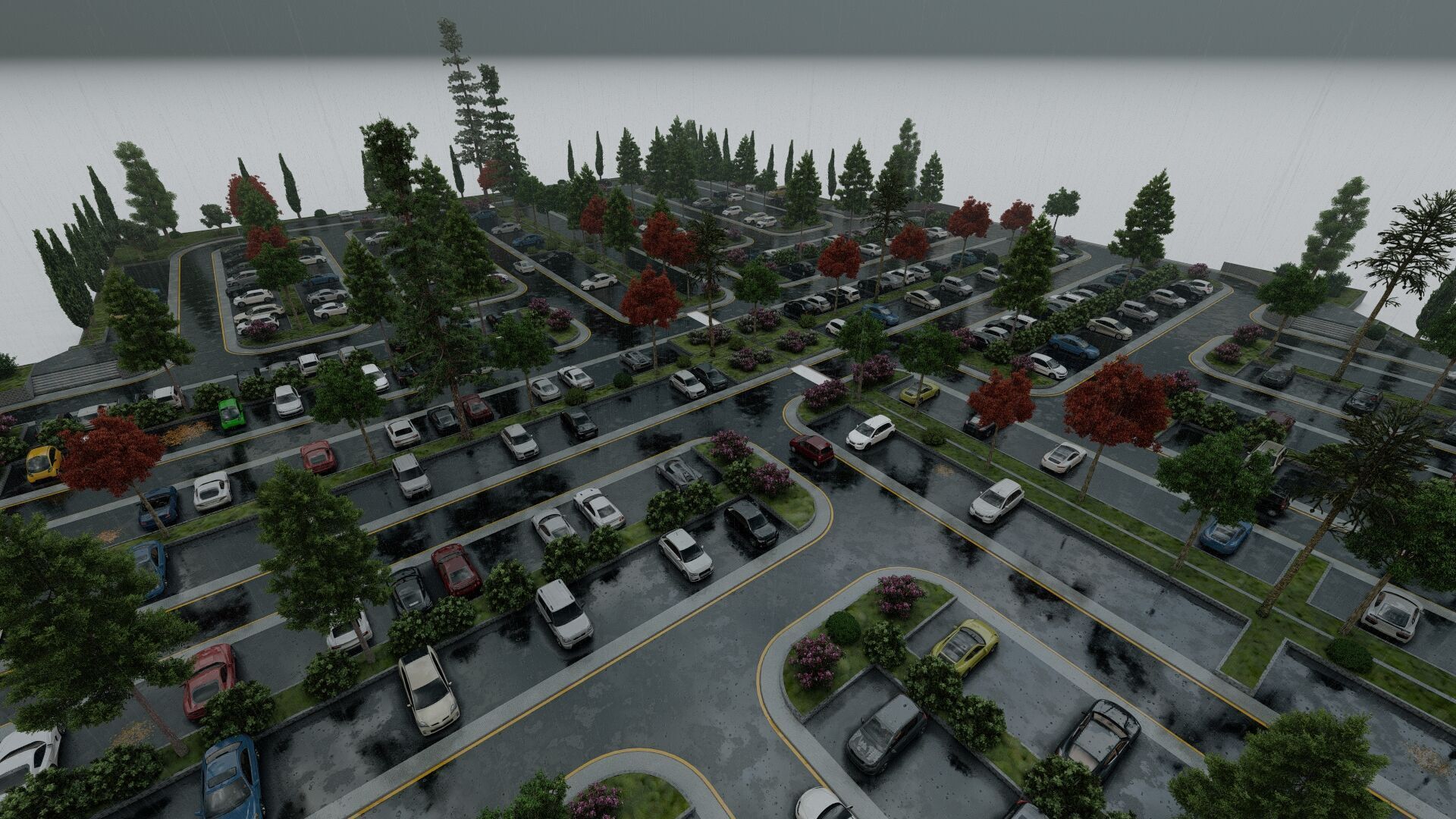 Parking-Parking Lot 3D model_21