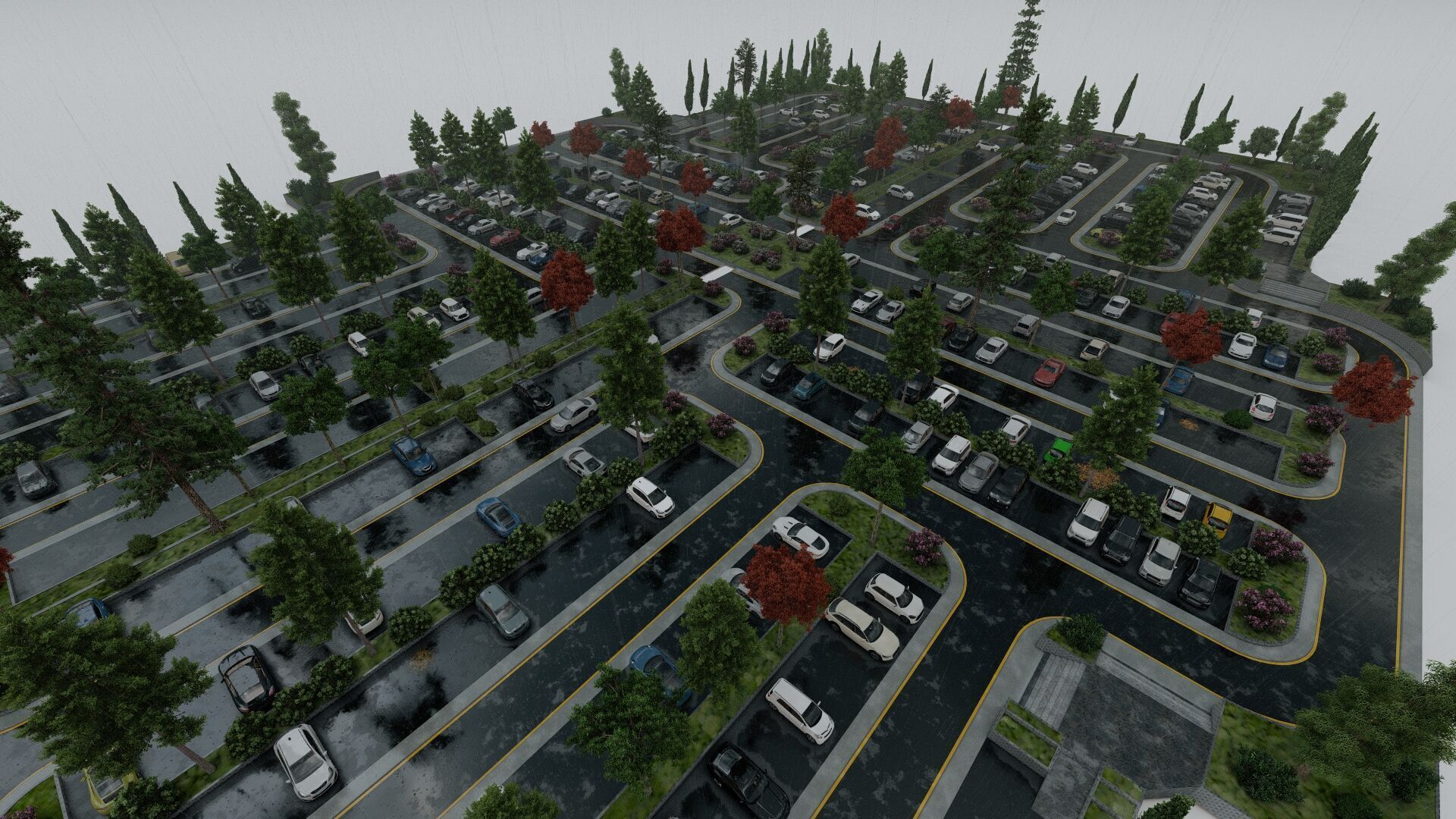 Parking-Parking Lot 3D model_20