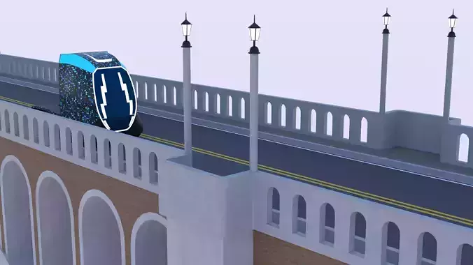 Viaduct with future truck PBR