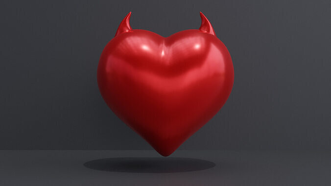Heart Low-poly 3D model
