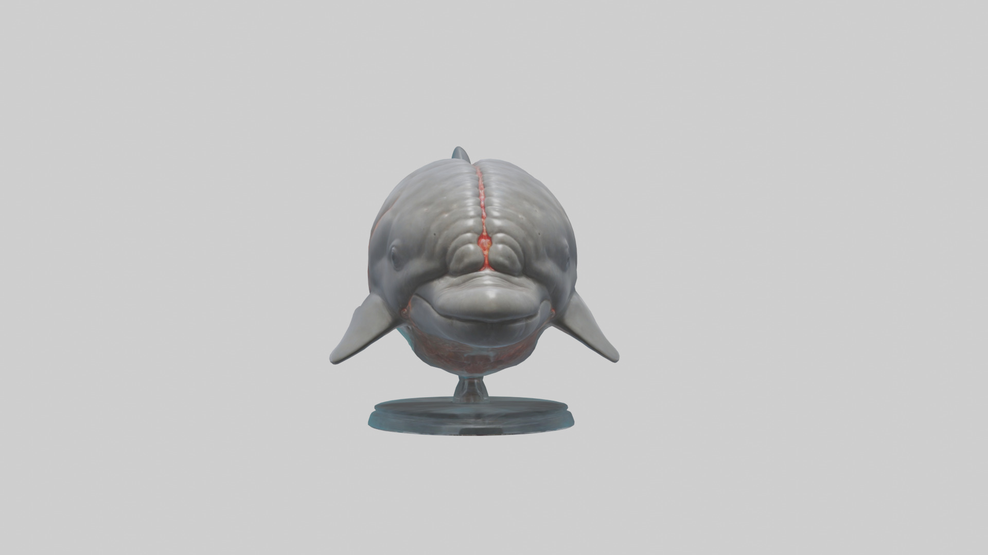 Dolphin Brain Low-poly 3D model_17