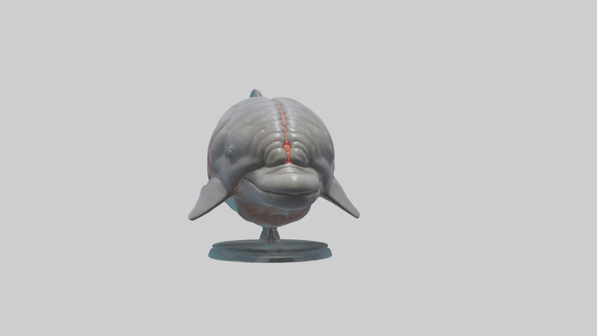 Dolphin Brain Low-poly 3D model_18