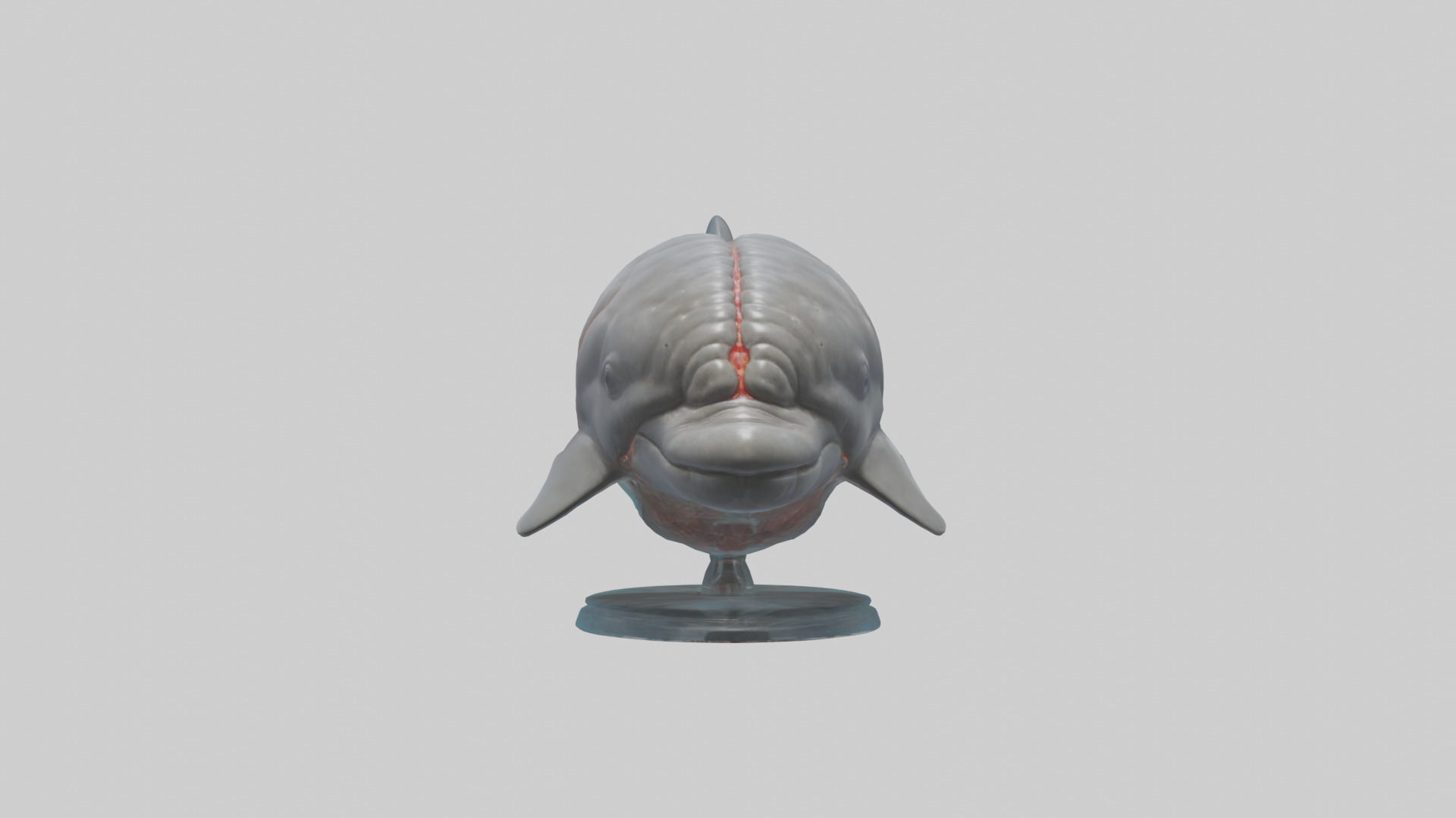 Dolphin Brain Low-poly 3D model_19