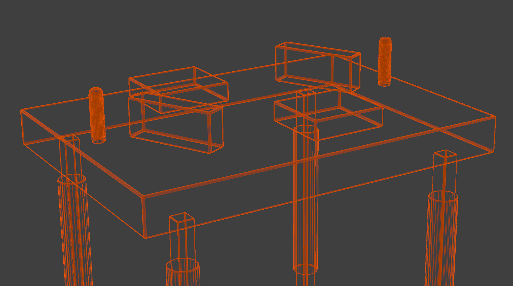 Arm Wrestling Table 3D Model Bundle Gym Equipment 3D model_8