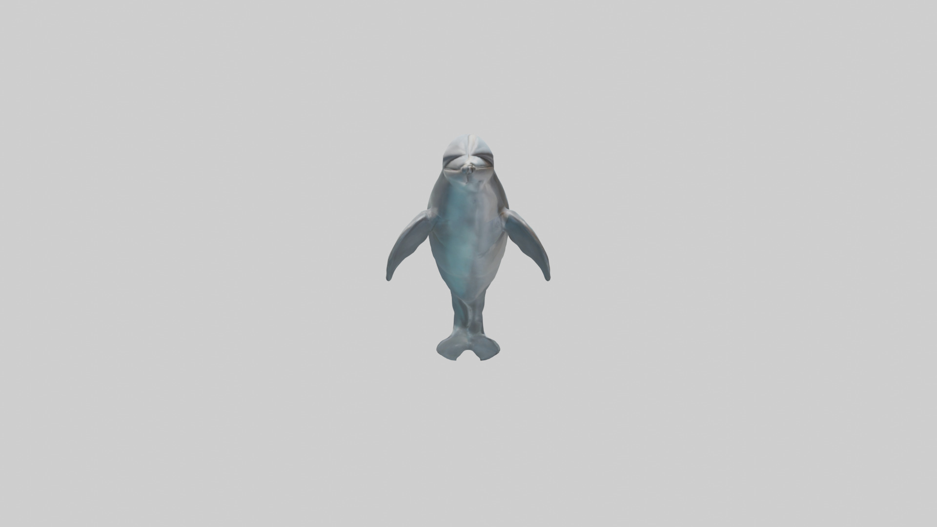 Dolphin leaping model Low-poly 3D model_23