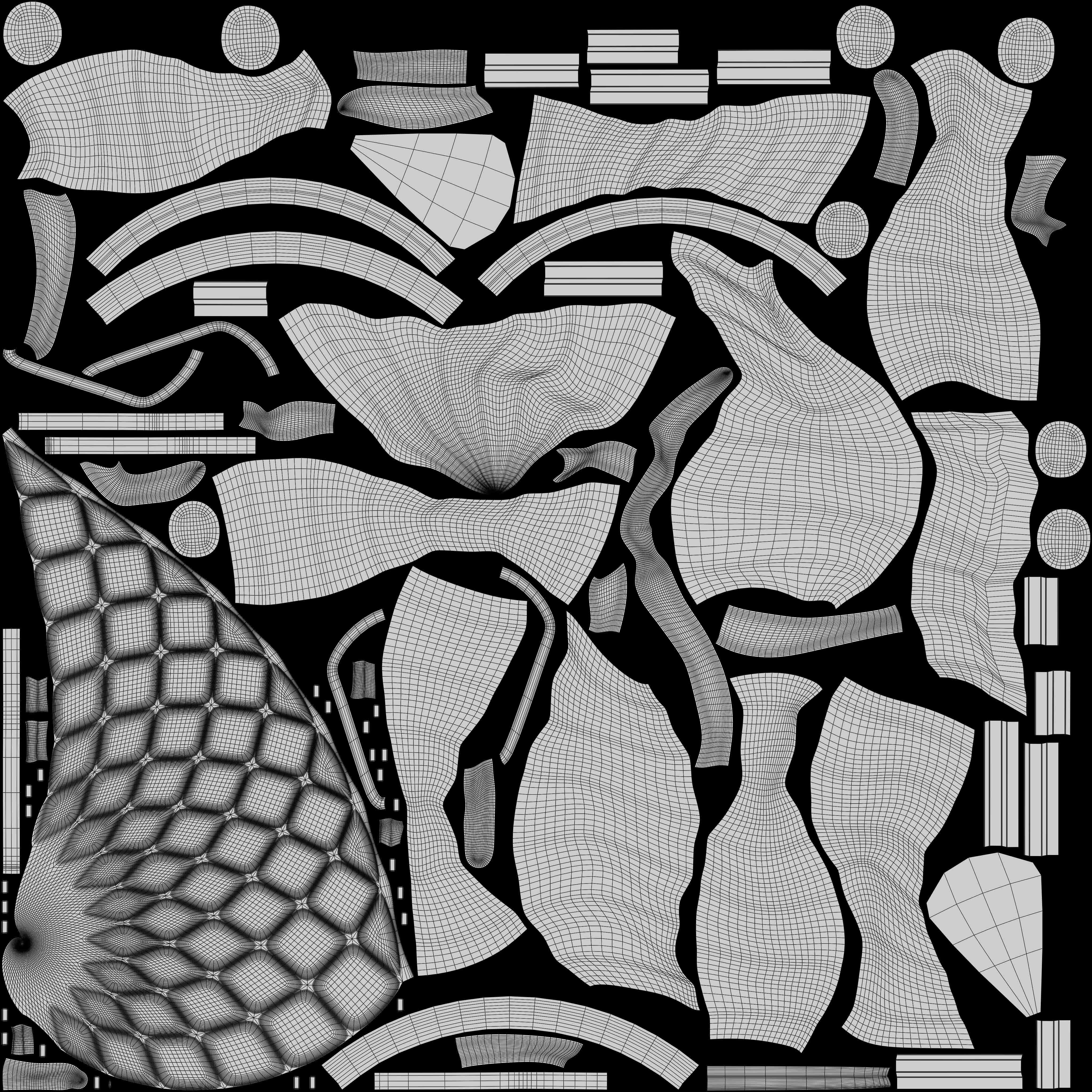 Matcha Ice Cream Cone 3D model_9