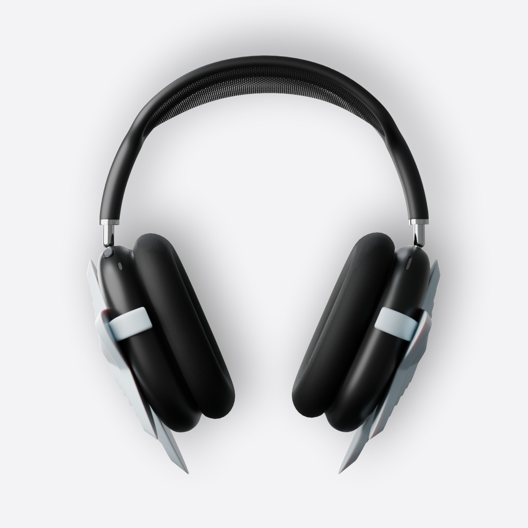 Star AirPods Max Attachment 3D print model_2