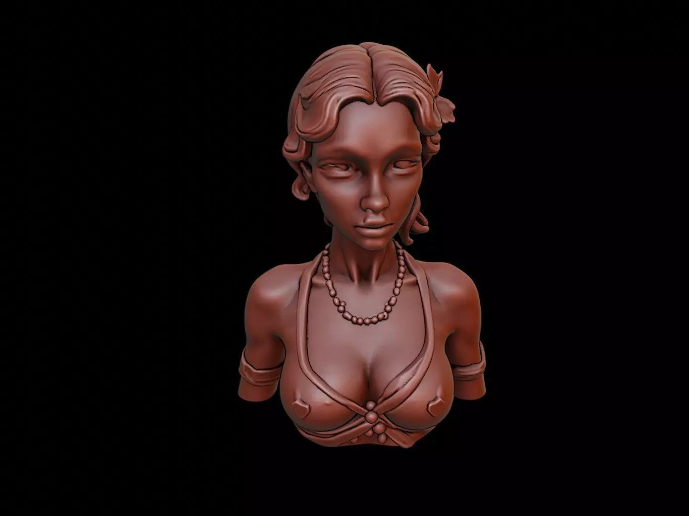 Rhea Bust 3D print model_0