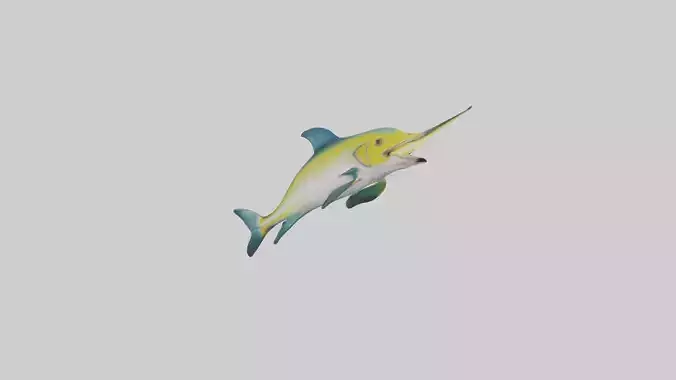 Dolphinfish leaping model