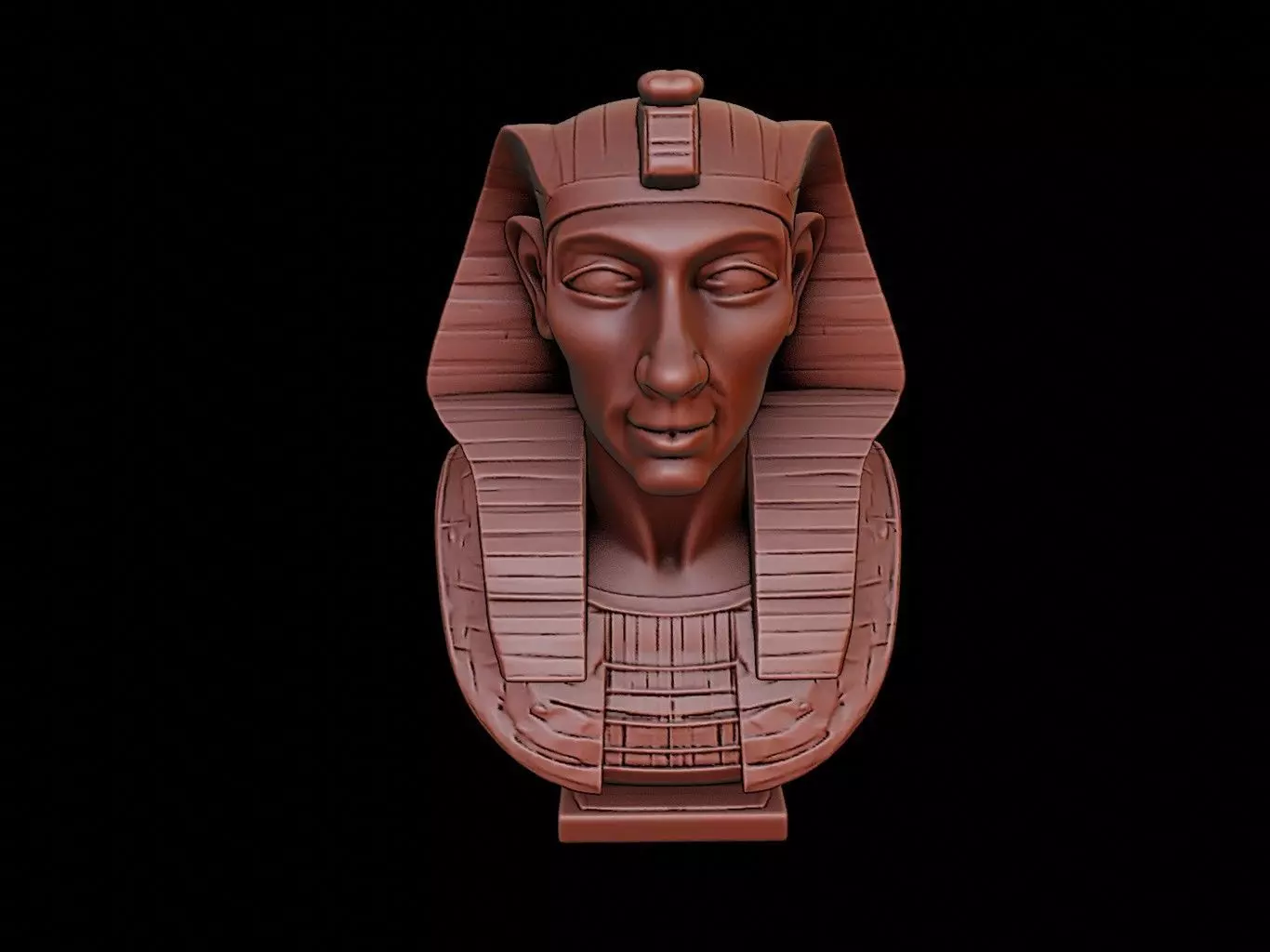 Sphinx Bust 3D print model_0