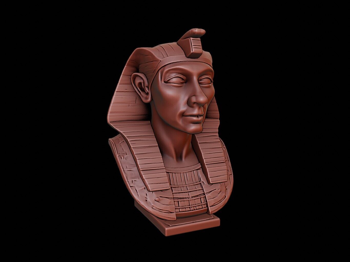 Sphinx Bust 3D print model_1