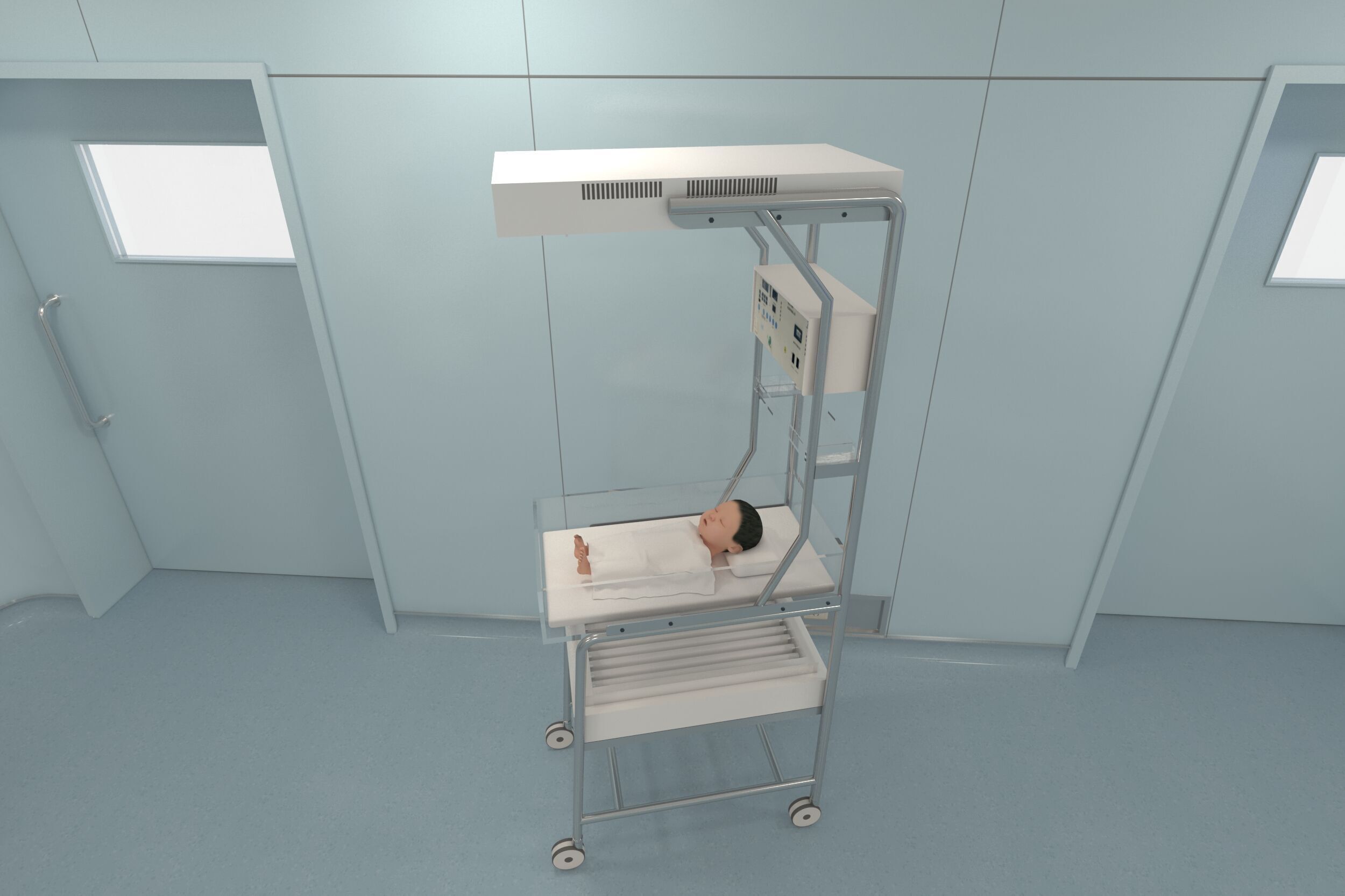 Medical Operating Room 3D model_11