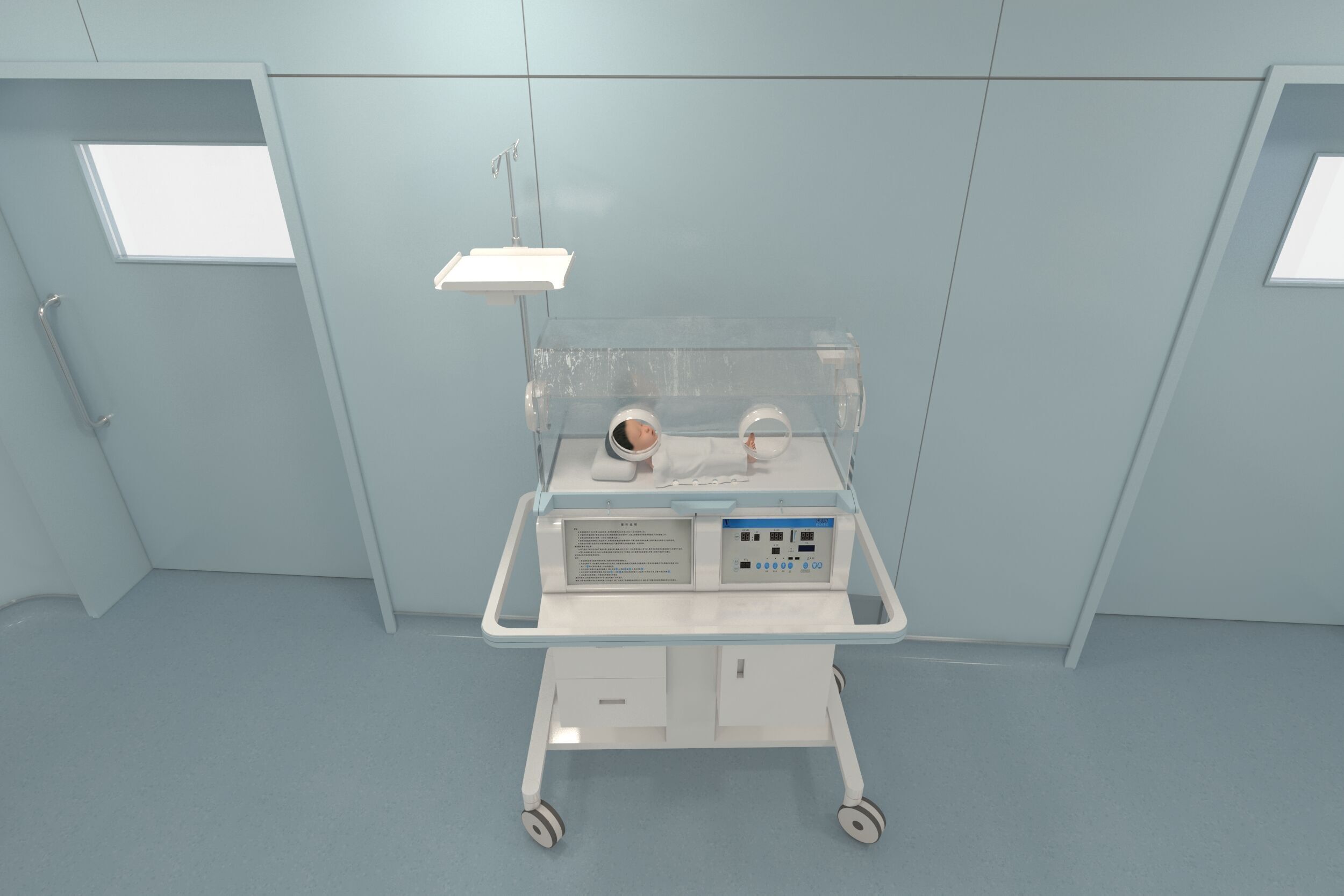 Medical Operating Room 3D model_7