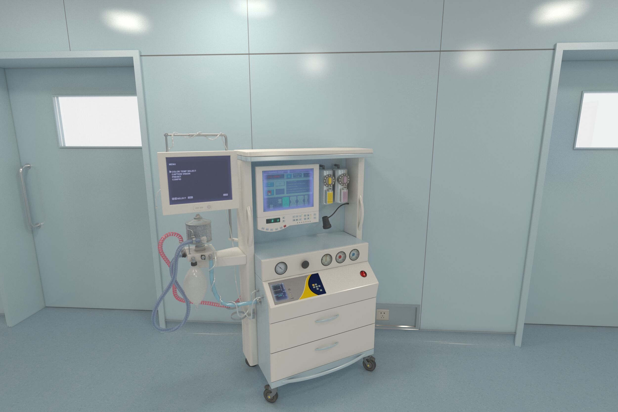 Medical Operating Room 3D model_13