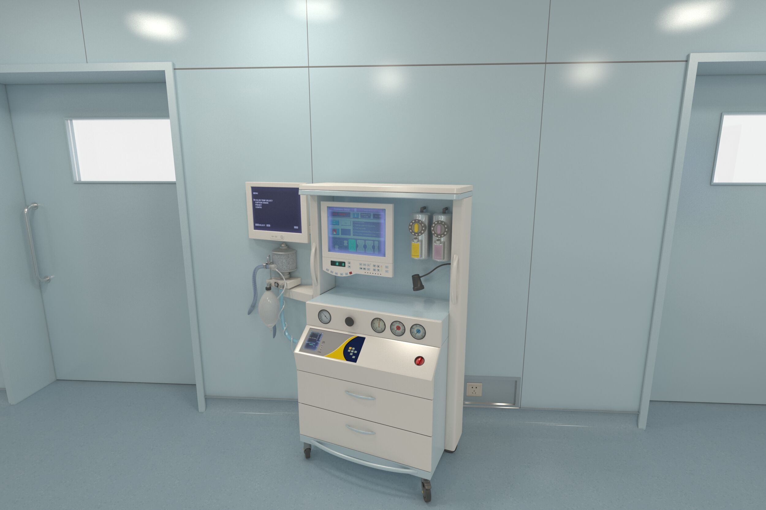 Medical Operating Room 3D model_14