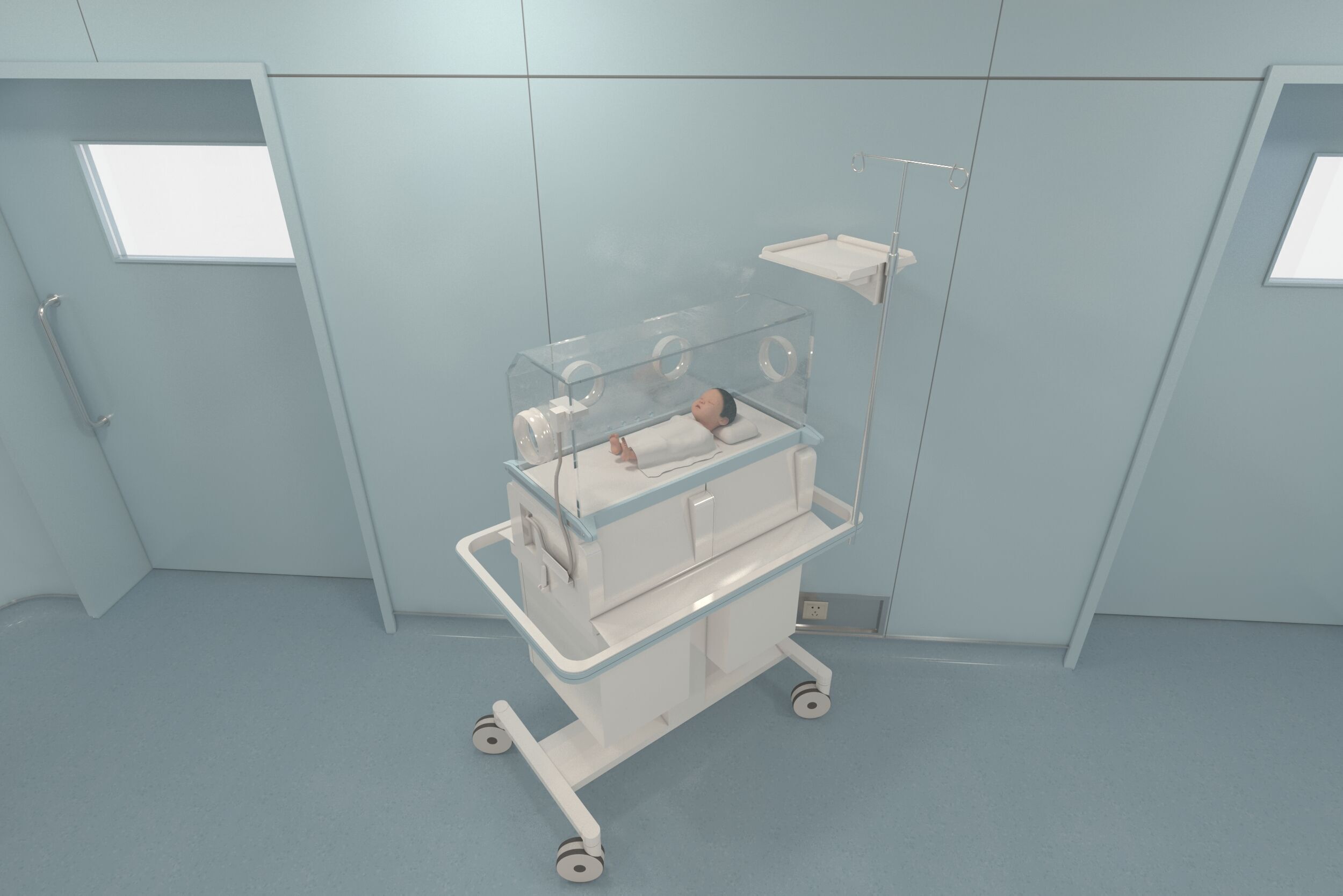 Medical Operating Room 3D model_10