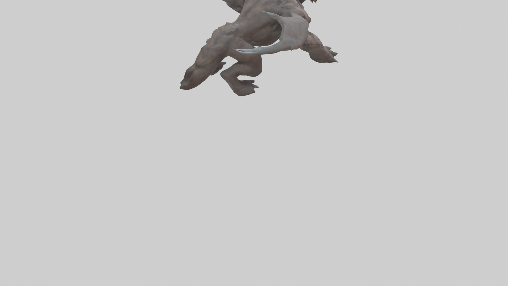 Doom Beast model Low-poly 3D model_5