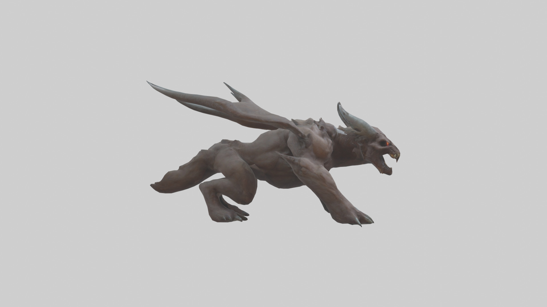 Doom Beast model Low-poly 3D model_23