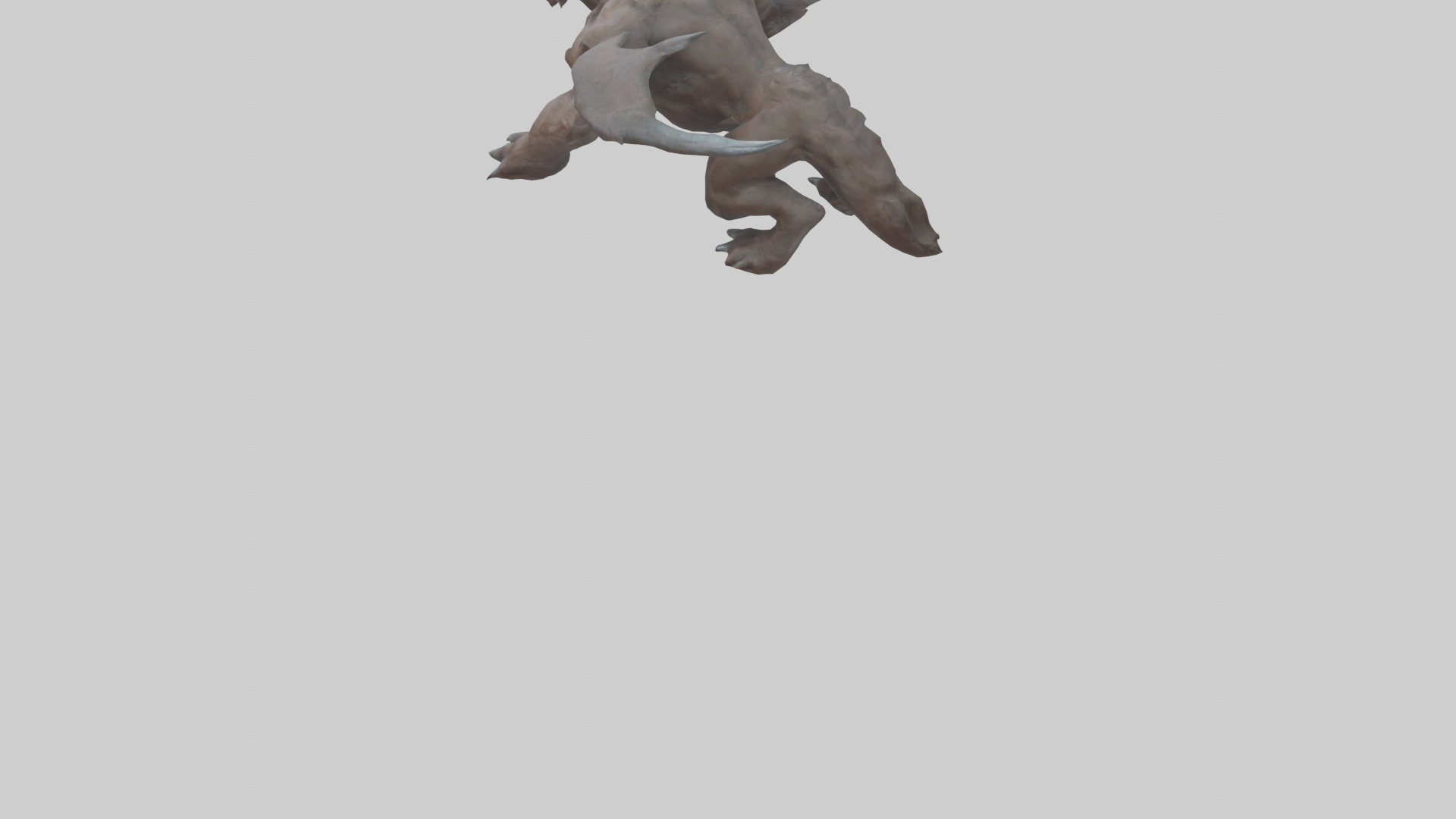 Doom Beast model Low-poly 3D model_4