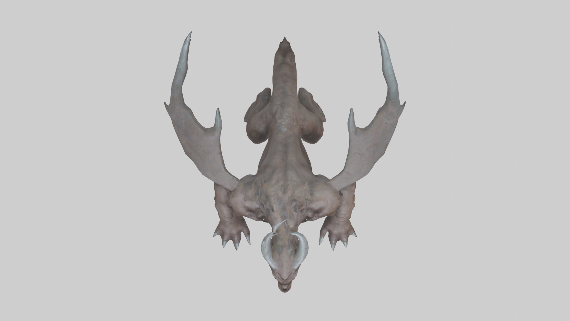 Doom Beast model Low-poly 3D model_24