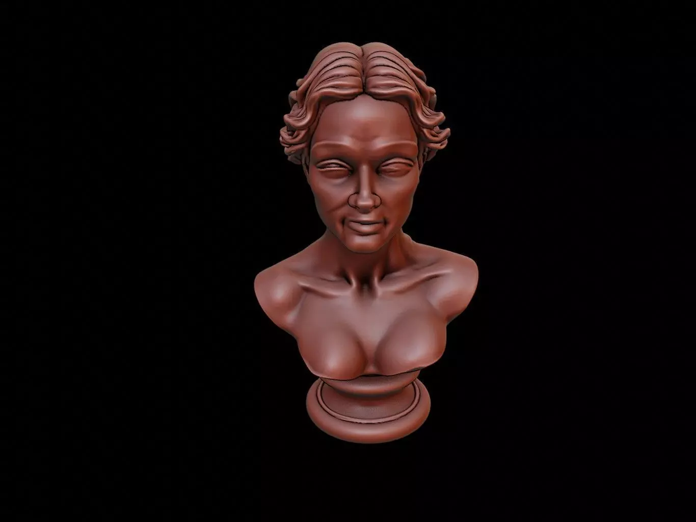 Theia Bust 3D print model_0