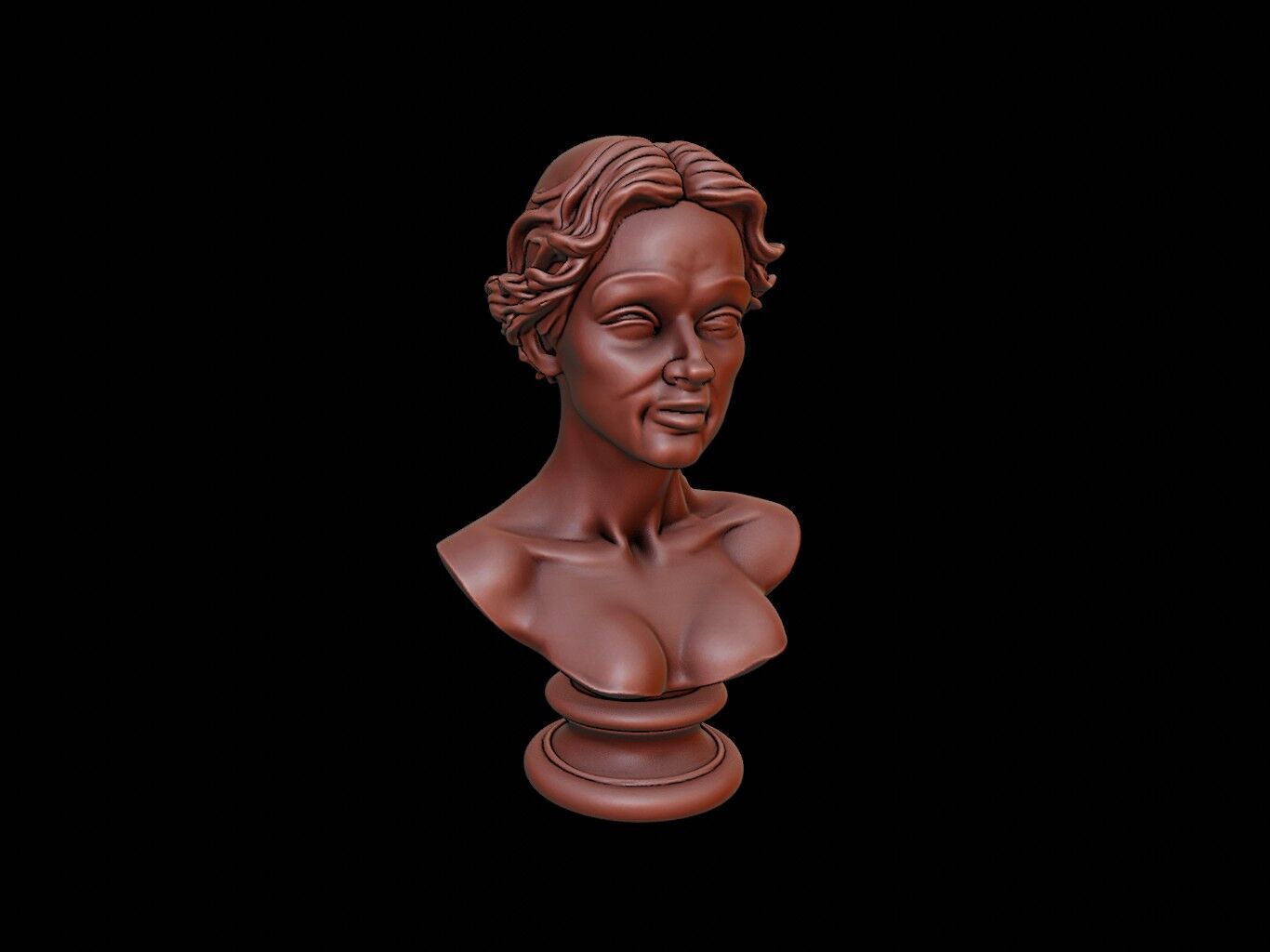 Theia Bust 3D print model_1