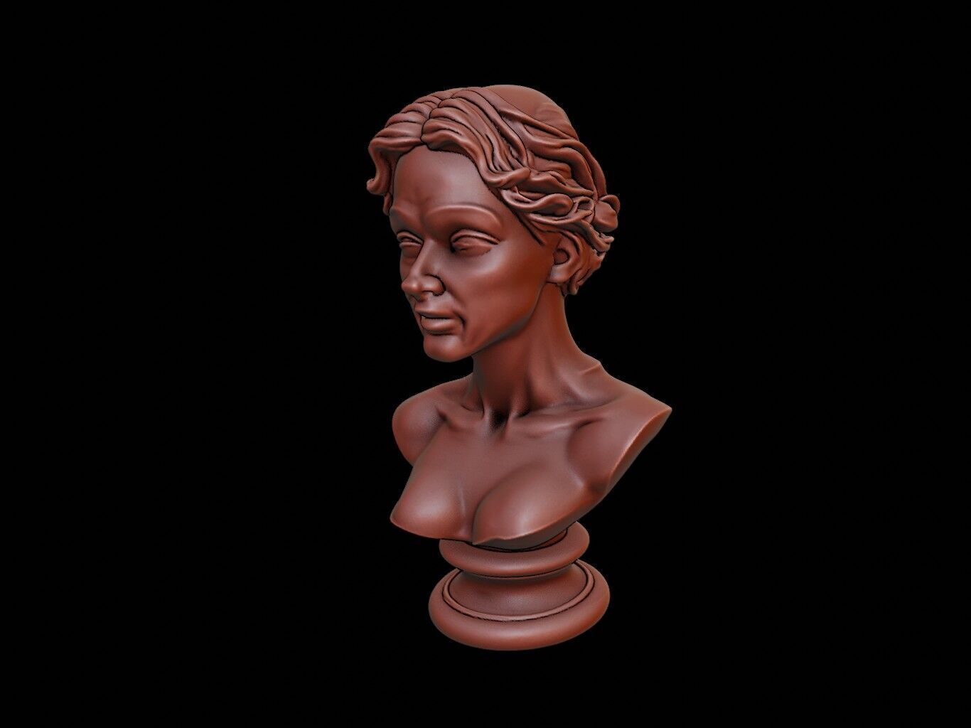 Theia Bust 3D print model_2