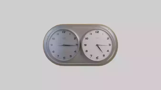 Double Face Wall Clock model
