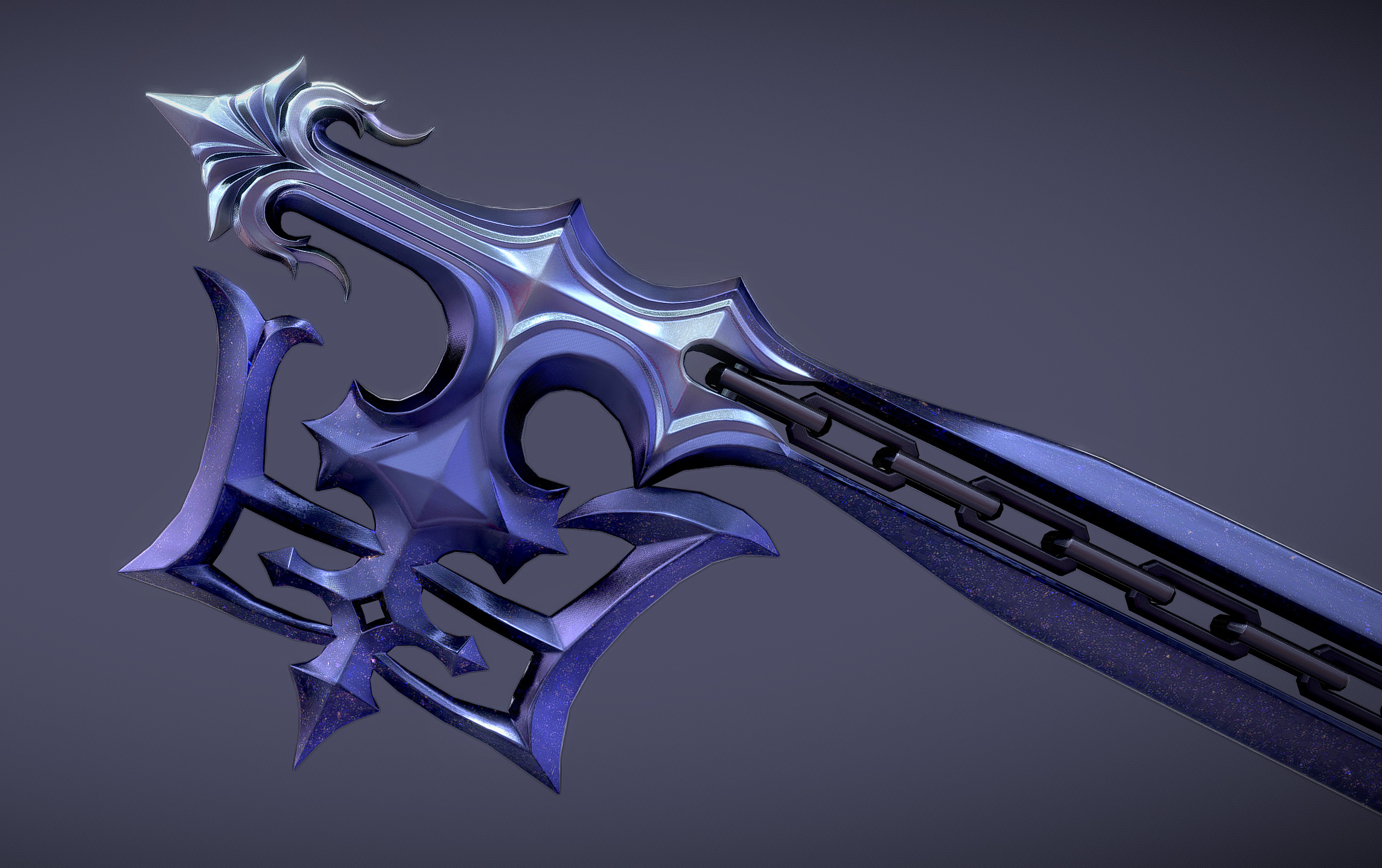 Oblivion Low-poly 3D model_1