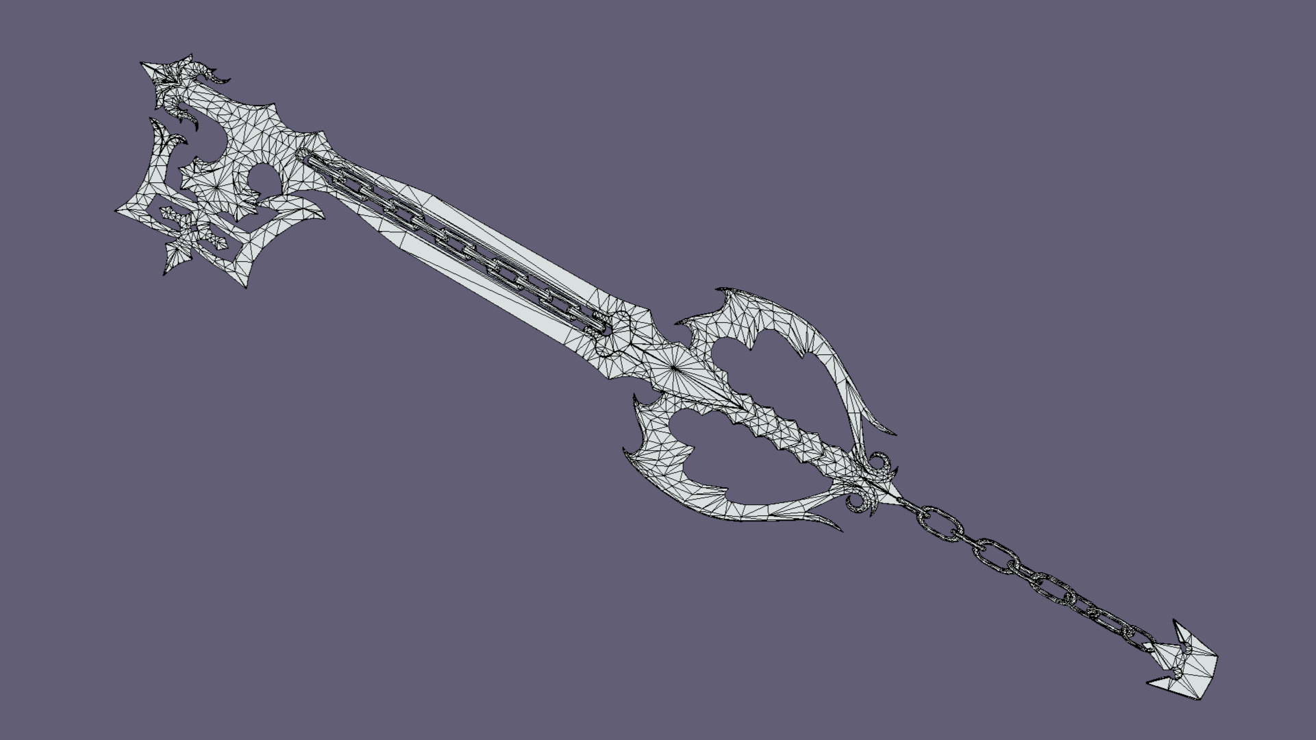 Oblivion Low-poly 3D model_4