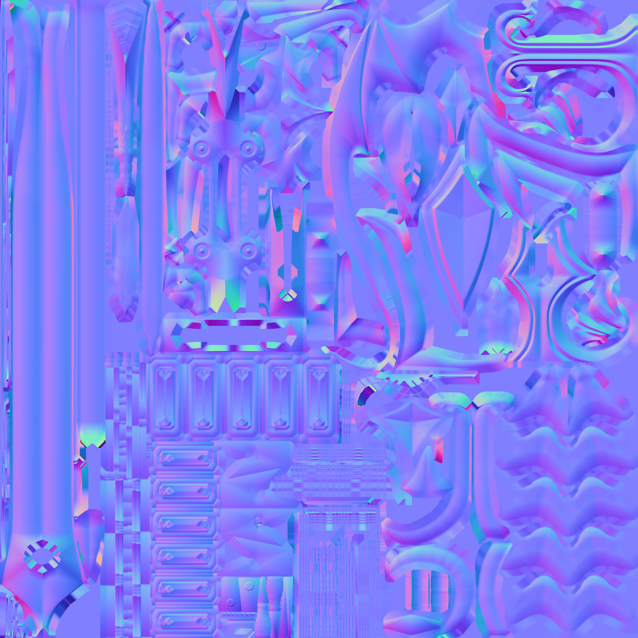 Oblivion Low-poly 3D model_7