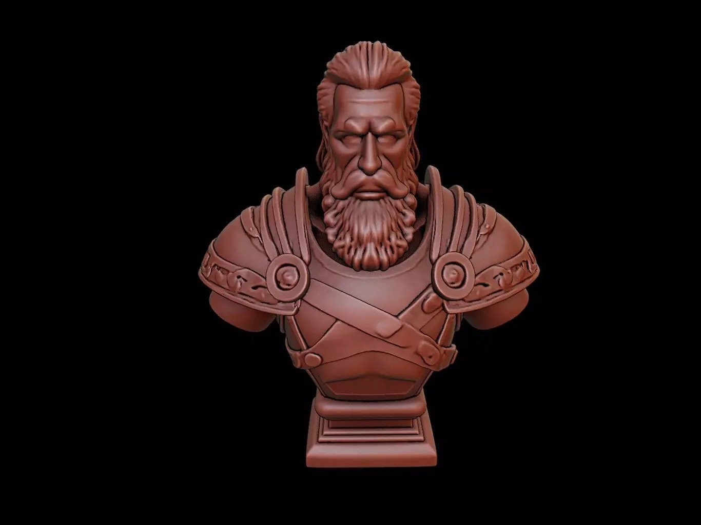 Tyr Bust 3D print model_0
