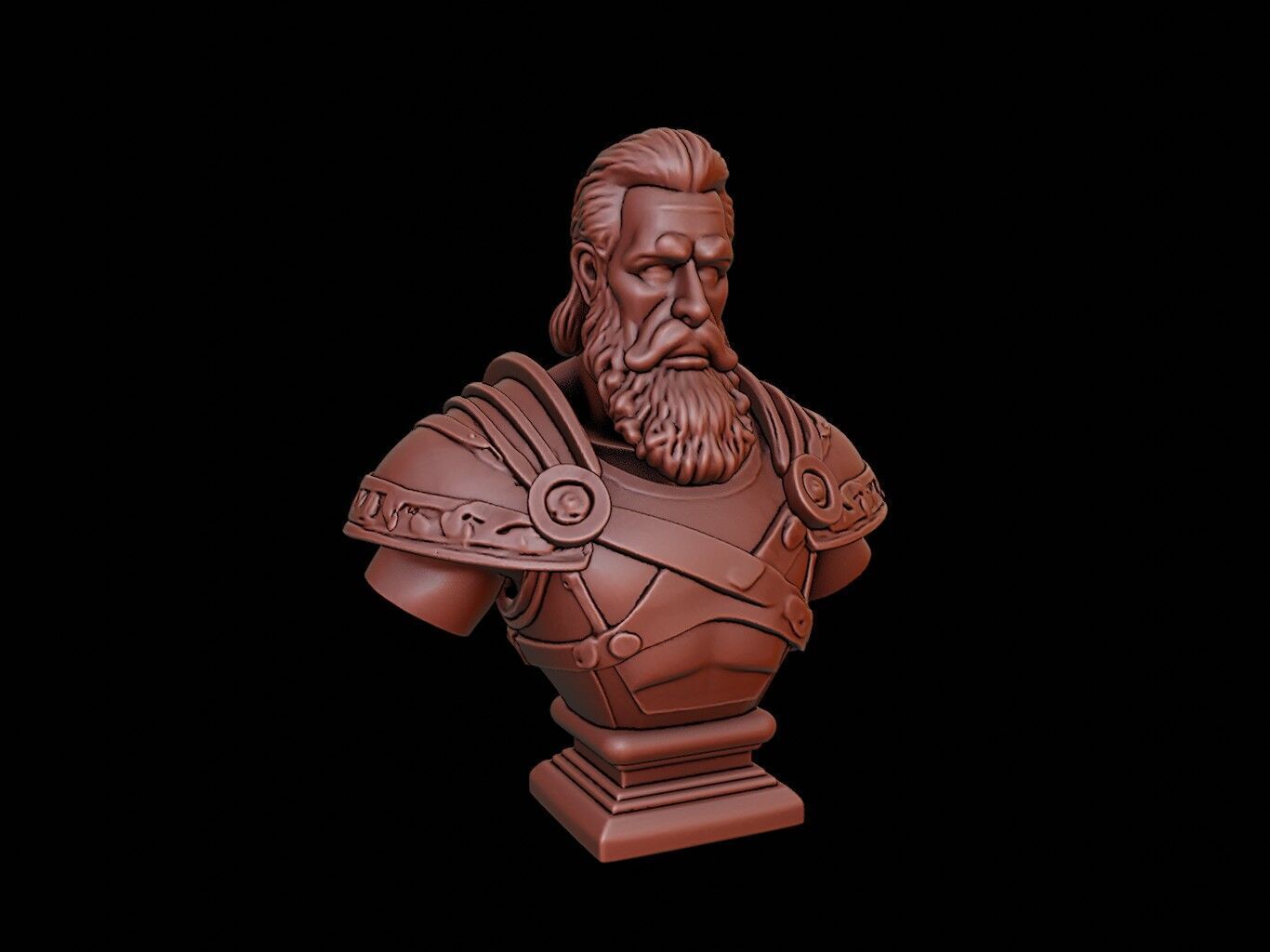 Tyr Bust 3D print model_1