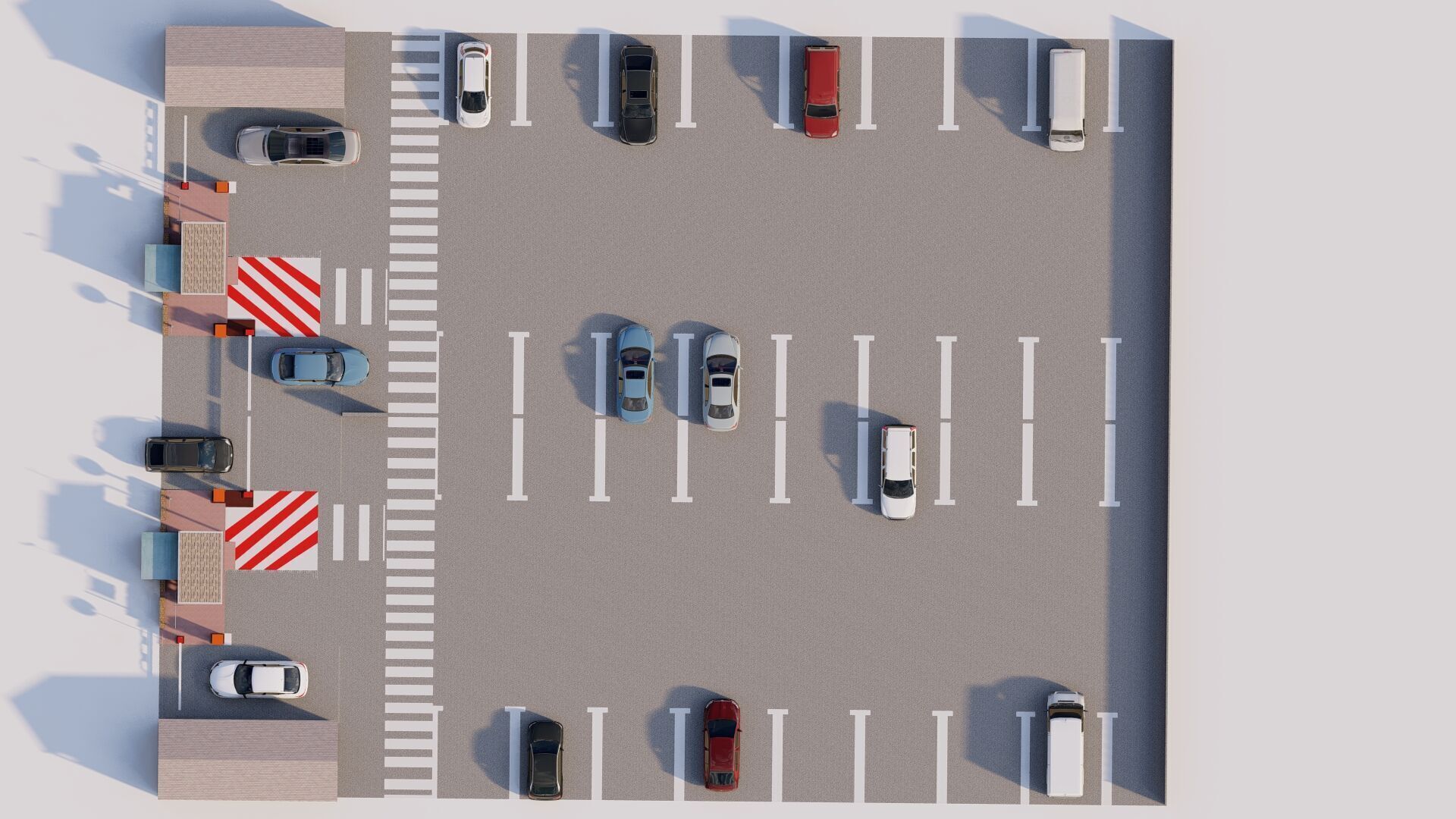 Parking-Parking Lot 3D model_11