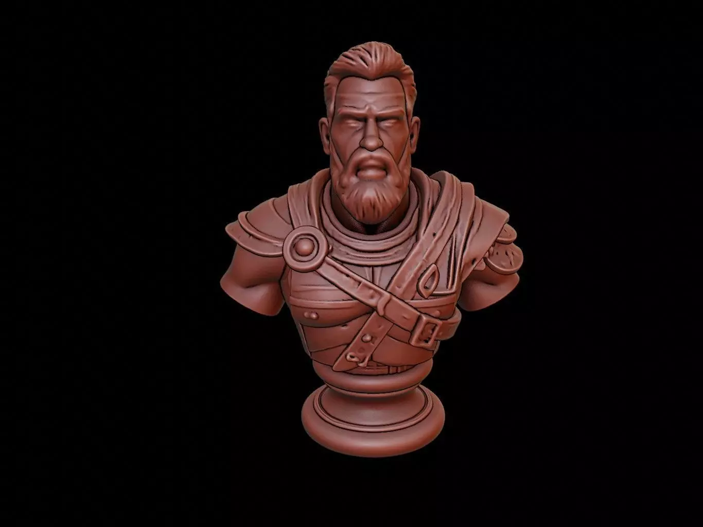 Tyr Bust 3D print model_0