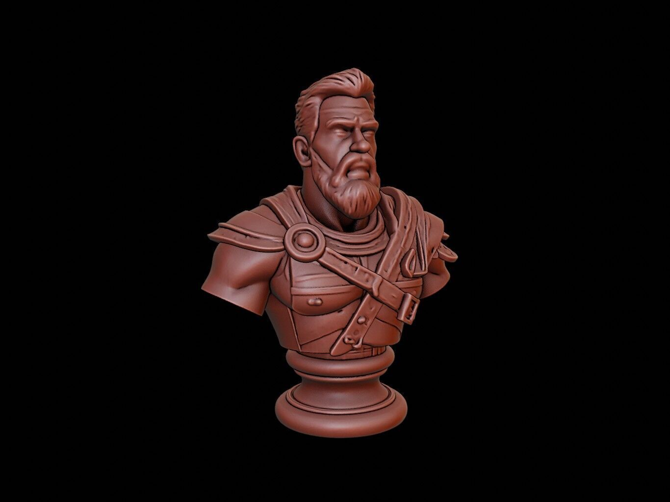 Tyr Bust 3D print model_1