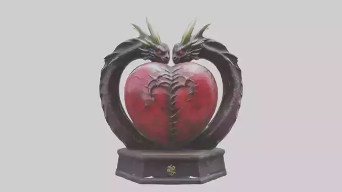 Dragon Heart statue model