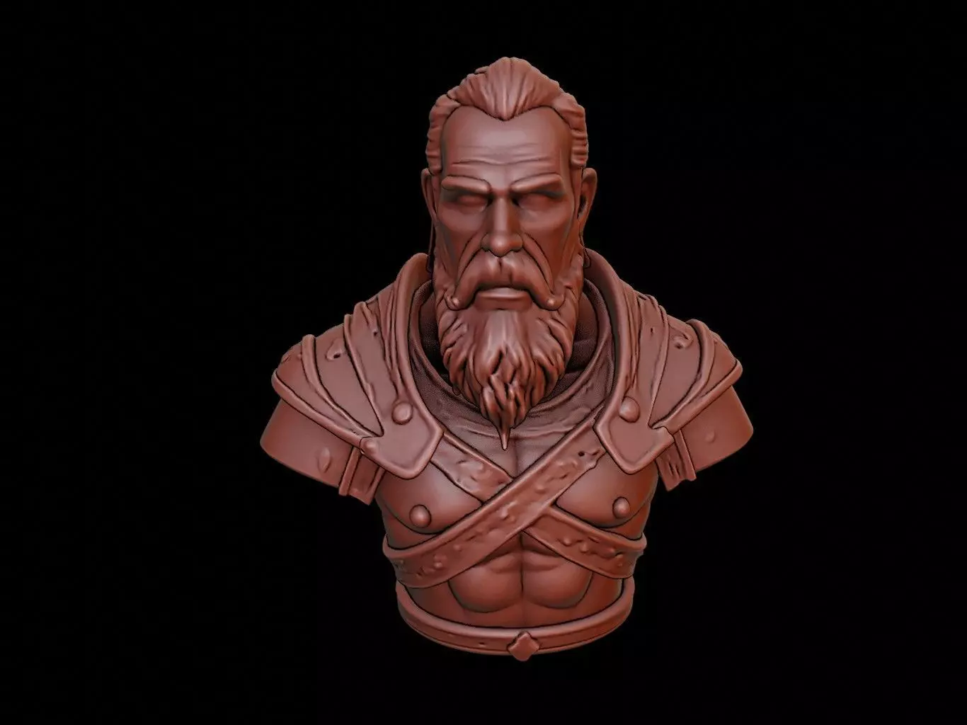 Tyr Bust 3D print model_0