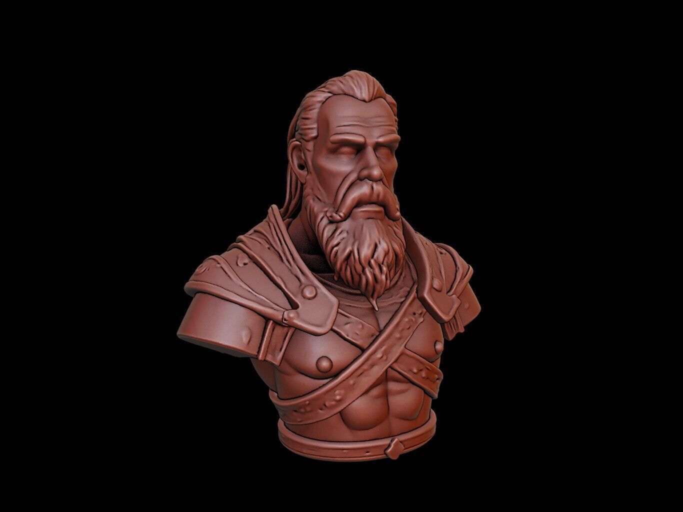 Tyr Bust 3D print model_1