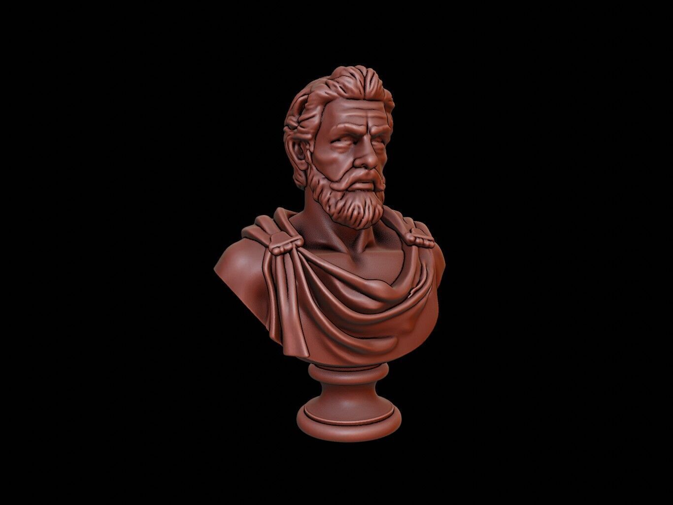 Uranus Bust 3D print model_1