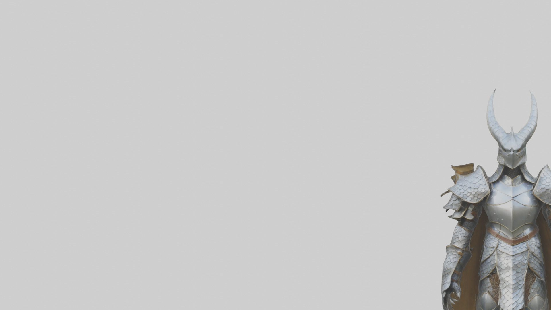 Dragon Scale Armor model Low-poly 3D model_21