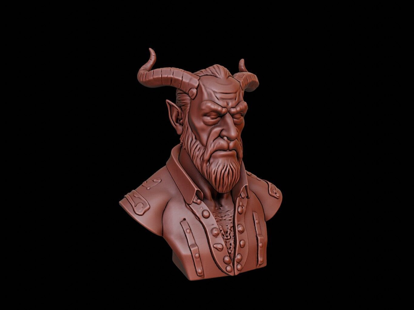 Ymir Bust 3D print model_1