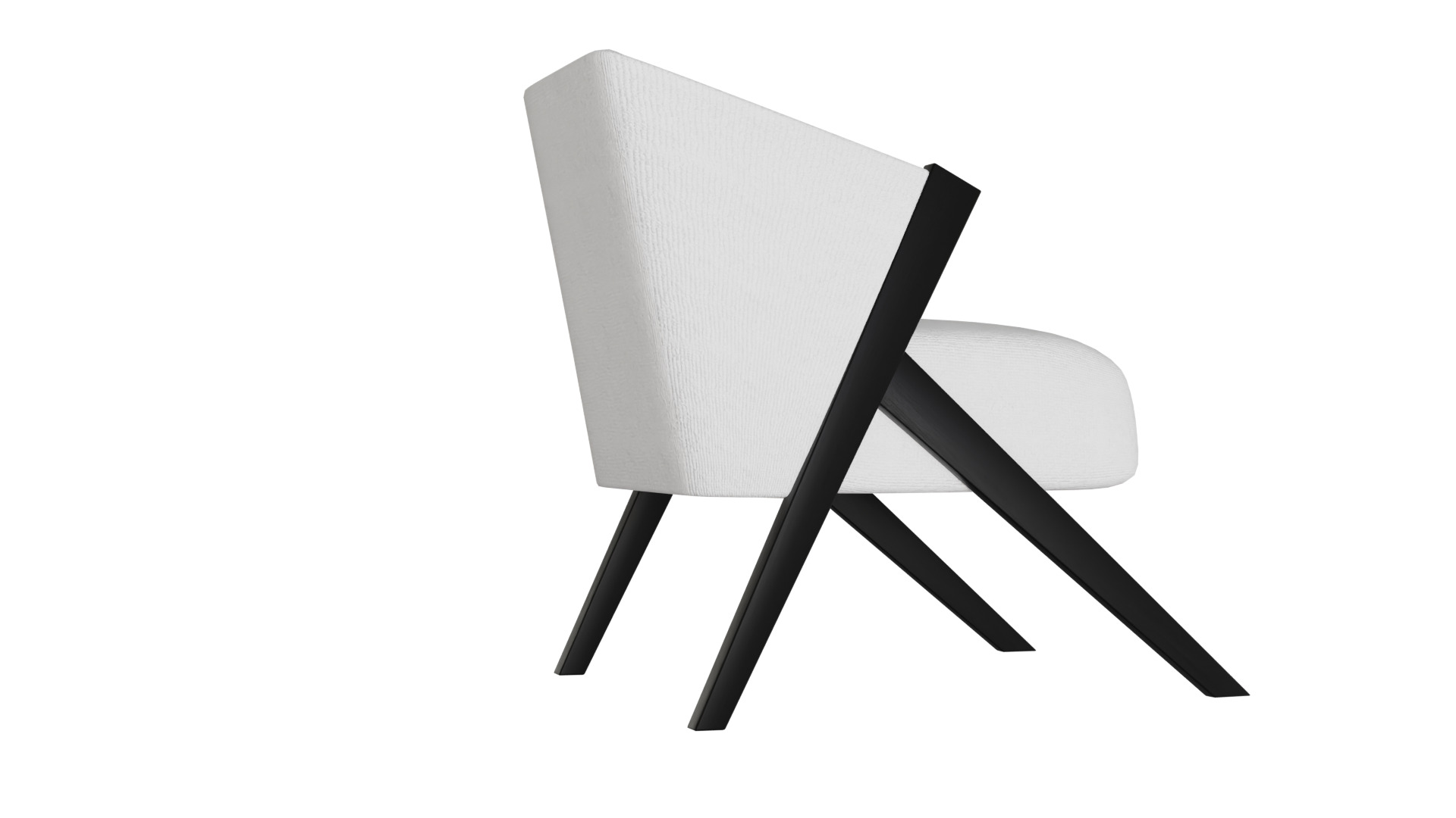 Fancy Chair Low-poly 3D model_22