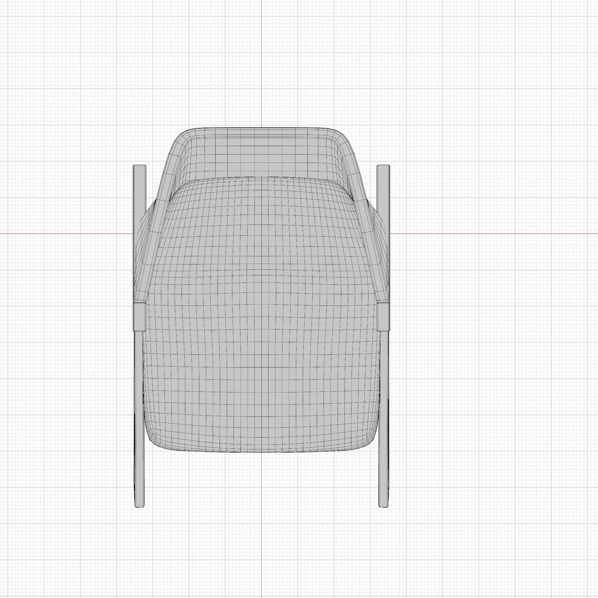 Fancy Chair Low-poly 3D model_47